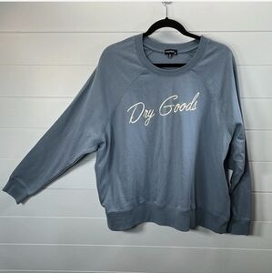 Originality Dry Goods Blue Sweatshirt Size Small